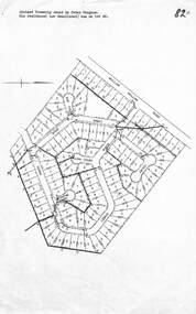 Map, Subdivision Plan - Sonia Street, Ringwood, Victoria - circa 1960