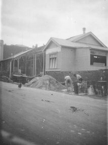 Photograph, Maroondah Highway Central, Ringwood. Extensions to Town Hall- c1930's