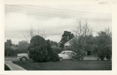 Photograph, View south from 8 Tamar Street, Ringwood, Victoria - c.1960s