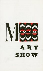 Pamphlet, 1970 Maroondah Art Show Catalogue