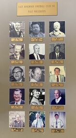 Photograph, East Ringwood Football Club Past Presidents 1930-1997