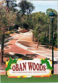 Document - Land Sale Folder, Oban Woods Subdivision, Ringwood North, Vic., - circa 1997