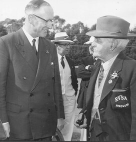 Photograph, Joe Archbold- Ringwood Bowling Club member, 1959