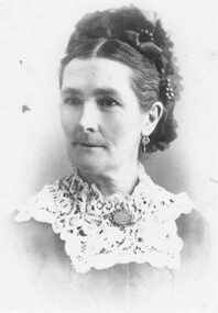 Photograph, Mrs Pett, wife of Joseph Pett, an early pioneer of Heathmont. c1880's