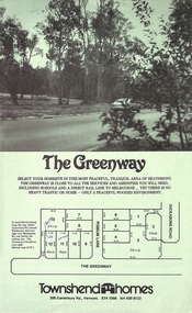 Document - Folder, Greenway Estate Subdivision, Heathmont, Victoria - 1981