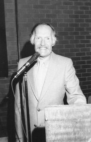 Photograph, Ringwood Historical Society 25th Birthday guest speaker, 1983