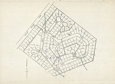 Map, Plan of Subdivision - Mullum Mullum Road, Ringwood - Circa 1969