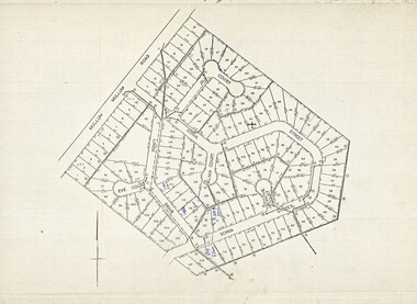 Map, Plan of Subdivision - Mullum Mullum Road, Ringwood - Circa 1969