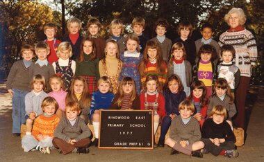 Photograph, Joyce Martin, Ringwood East Primary School Prep & 1G in 1977