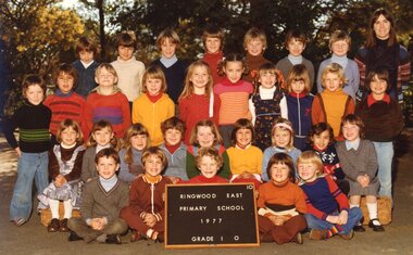 Photograph, Joyce Martin, Ringwood East Primary School 1O in 1977