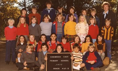 Photograph, Joyce Martin, Ringwood East Primary School 4 & 5 D in 1977