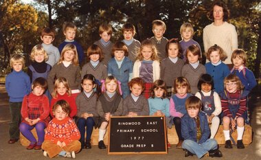 Photograph, Joyce Martin, Ringwood East Primary School Prep B in 1977