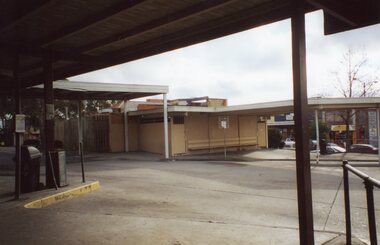 Photograph, Ringwood Bus Exchange showing former Station taxi rank 2009