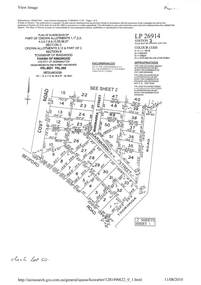 Document - Subdivision Plan, LP26914 Multiple Crown Allotments, Parish of Ringwood, County of Mornington, Vol 8021 Fol 053 - 1954
