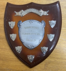 Plaque, Norwood State School No.4736 - Marching Competition Shield.  Ringwood, Victoria. 1969-75