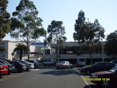 Photograph, Looking across stage 4 Eastland carpark, towards the north, on 21 April 2009. Showing the car park