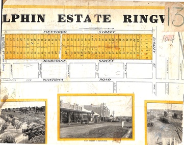Map, Partially Trimmed Copy of Elphin Estate, Ringwood, Vic. - (Undated, circa 1940s)