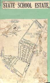 Map, Plan of Subdivision - State School Estate, Ringwood East, Victoria - (Undated, circa 1920s)