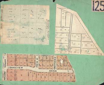 Card, Collage of Residential Subdivision Map Clippings - Ringwood, Victoria - (Undated)