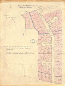 Map - Plan of Subdivision, Part of Crown Allotment 27 & 27B, Parish of Ringwood - (Undated, circa late 1950s)