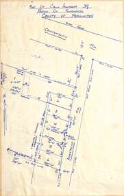 Map - Subdivision Plan, Part of Crown Allotment 39, Parish of Ringwood, County of Mornington, Heathmont, Victoria - (Undated - circa 1950s)