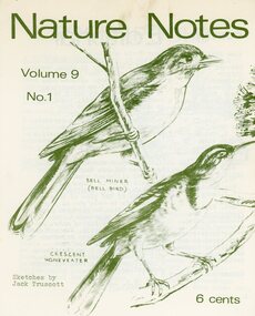 Magazine, Nature Notes magazines 1972 (Vol 9) Issues 1, 3-4, 6 to 10