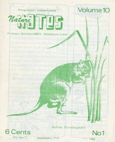 Magazine, Nature Notes magazines 1973 (Vol 10) Issues 1-4, 6-10