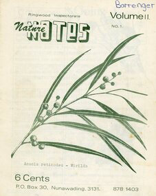 Magazine, Nature Notes magazines 1974 (Vol 11) Issues 1-10