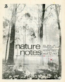 Magazine, Nature Notes magazines 1975 (Vol 12) Issues 1-10