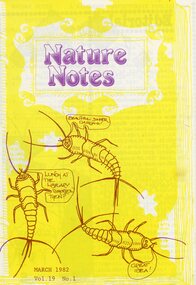 Magazine, Nature Notes magazines 1982 (Vol 19) Issues 1-10