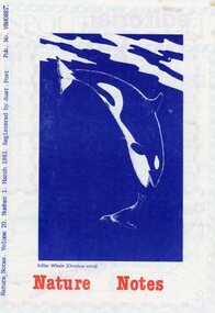 Magazine, Nature Notes magazines 1983 (Vol 20) Issues 1-5, 7-10