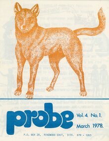 Magazine, Probe magazines 1978 (Vol 4) Issues 1-5, 7-10