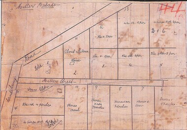 Map, Miller Estate, Heathmont, Victoria - (Undated, circa 1930s)