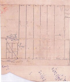 Document, Subdivision Map - Unsworth Road, Ringwood, Victoria (Undated)