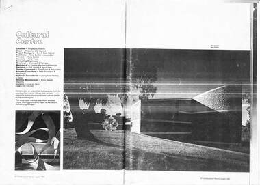 Document, Ringwood Cultural Centre - description of structure, architecture and engineering