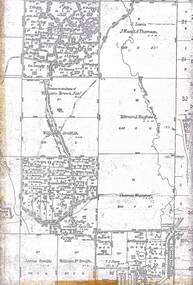 Map, Partial Extract of Department of Lands and Survey Map, County of Mornington - 1955