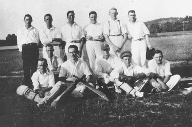 Photograph, Early cricket team- Ringwood. c1900's