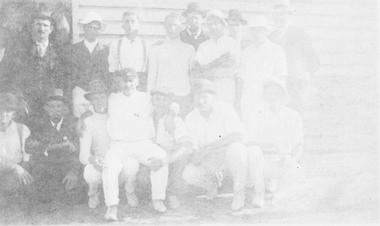 Photograph, Cricket team- possibly Ringwood. c1900's