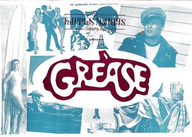 Booklet, The Fabulous Nobodys Theatre Co. presents GREASE