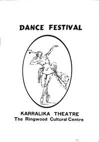Booklet, Dance Festival -  Karralika Theatre - The Ringwood Cultural Centre