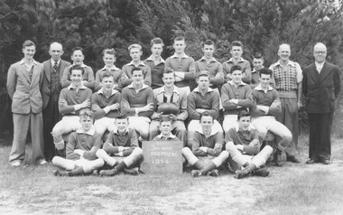 Photograph, East Ringwood Football Club- 3rd XV111 Premiers, 1954 team photograph