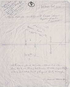 Map, Plan of Subdivision - Canterbury Park Estate, Ringwood East, Victoria - 1954