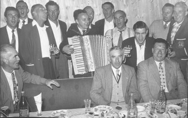 Photograph, East Ringwood Football Club- opening of new pavilion. 1953