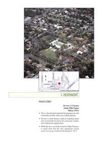 Document - Advertisement, Sale by Tender - Residential Development Site - Frances Street, Heathmont, Victoria - 1999