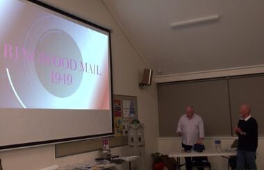 Mixed media - Video, RDHS Meeting Presentation - "Ringwood Mail 1949" - Peter Fry