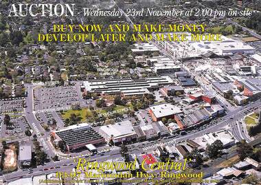 Flyer - Auction Wednesday 23rd November (1994 ?), Ringwood Central, 93-97 Maroondah Highway, Ringwood