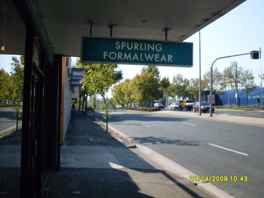 Photograph, Looking south-east near Maroondah Highway and Warrandyte Road intersection, on 21 April 2009