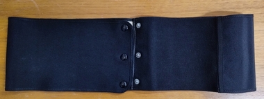 Ceremonial object, Masonic Cumerbund owned by W. H. King (Ringwood Masonic Lodge No 382)