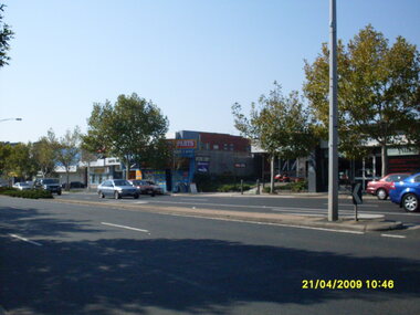 Photograph, Looking south-east at 150 and 152 Maroondah Highway on 21 April 2009