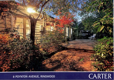 Document, Property Auction Notice and History Notes - 8 Poynton Avenue, Ringwood, Victoria - 2015